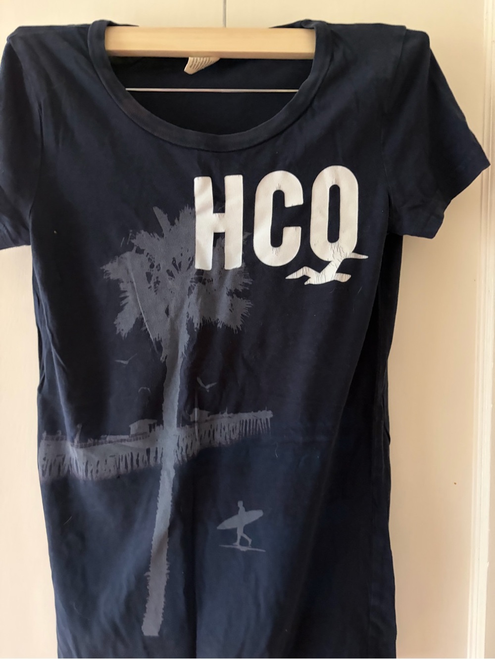 Vintage Hollister Navy Short Sleeve Crew Tee